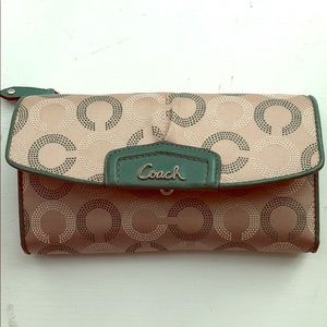 Authentic Coach wallet and check book cover. New.